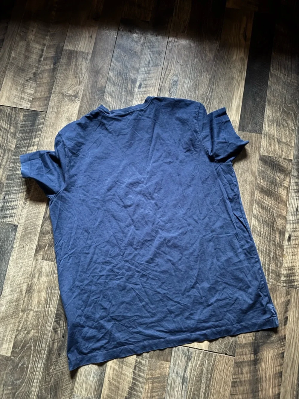 Banana Republic Supima Cotton Navy Short-Sleeve Pocket Tee